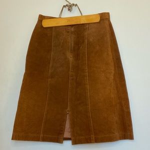 Genuine Leather Vintage pencil skirt by FOXRUN